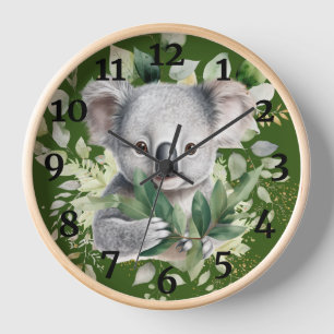 Aussie koala bear clock 