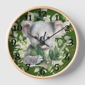 Aussie koala bear clock