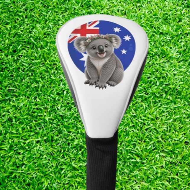 Aussie Koala Golf Head Cover (Swing happy with this cuddly koala!)