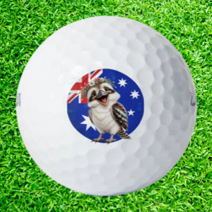 Aussie Laugh Kookaburra    Golf Balls