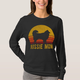 Aussie Mum Australian Shepherd Dog Mum Vintage T-Shirt