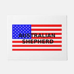 aussie name on flag doormat