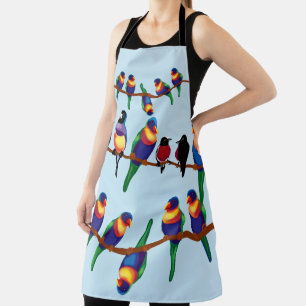 Aussie parrots apron