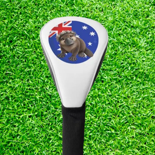Aussie platypus adorable charming golf head cover ( an Aussie platypus head cover that’s as adorable as it is protective)