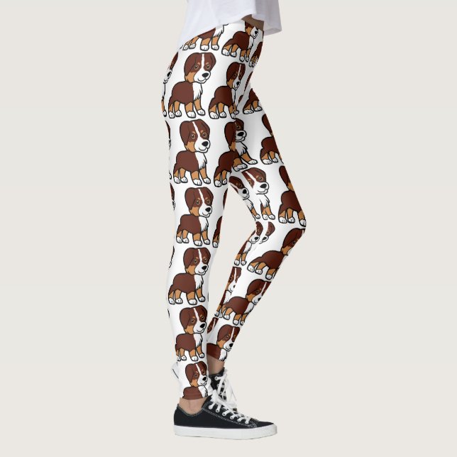 aussie red tri cartoon leggings (Right)