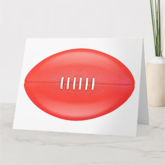 Aussie Rules Ball Card