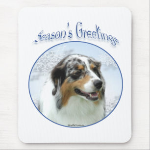 Aussie Seasons Greetings Mouse Pad