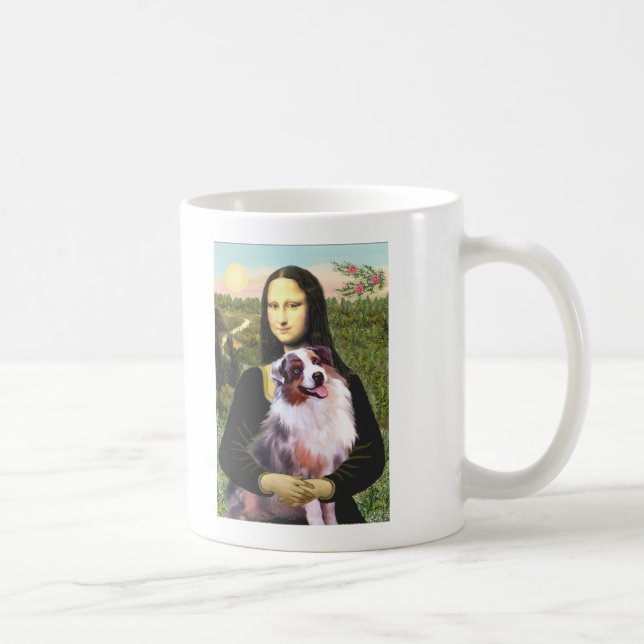 Aussie Shep 1 - Mona Lisa Coffee Mug (Right)