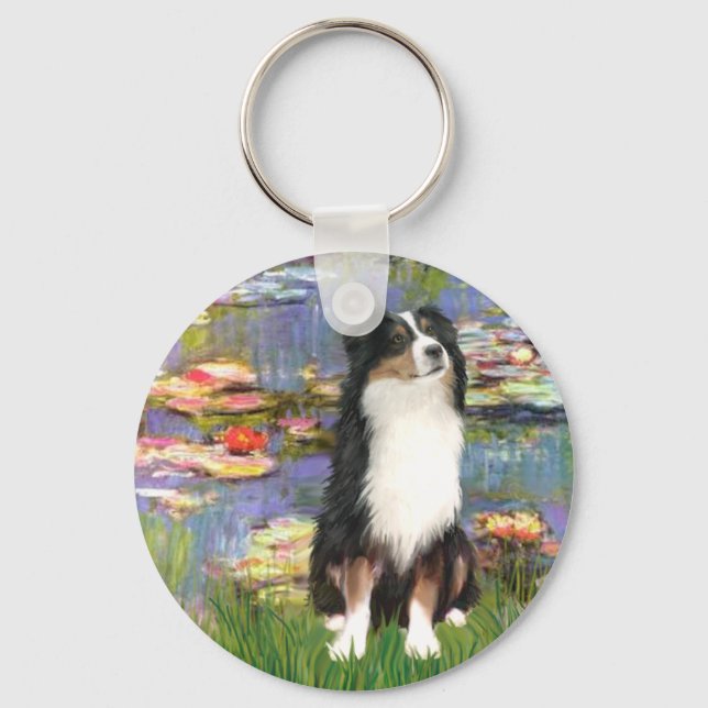 Aussie Shep 2 - Garden Key Ring (Front)
