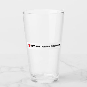 aussie shep love glass
