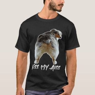 Aussie Shepherd Love Dog Australian Shepard Kiss M T-Shirt