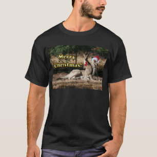 Aussie Style Christmas Kangaroos T-Shirt