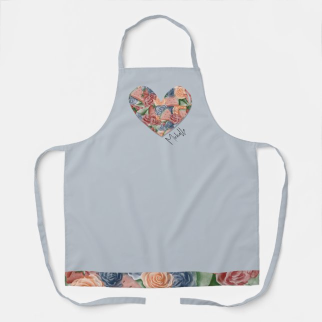 Aussie Summer Vibes - Watermelon & Strawberries Apron (Front)