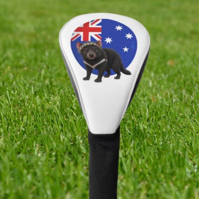 Aussie Tassy Devil Golf Head Cover (Aussie Tassy Devil Golf Head Cover – a fun, eye-catching way to add some real personality )