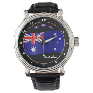 Aussie Time & Australian Flag / Australia Watch