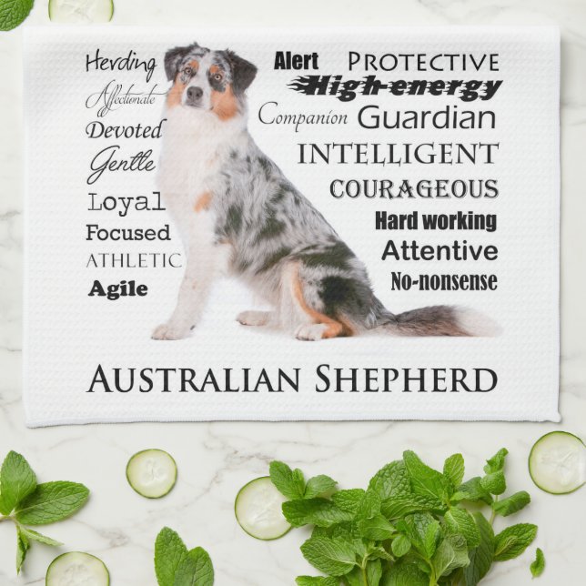 Aussie Traits Kitchen Towel (Folded)