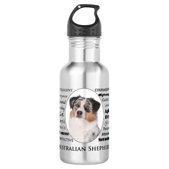 Aussie Traits Water Bottle (Front)