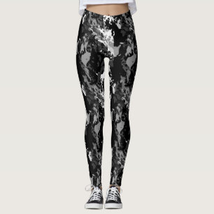 Aussie Wild Black Pattern Leggings