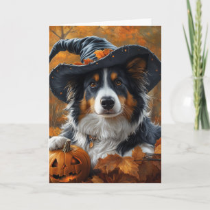 Aussie Witch Halloween Card