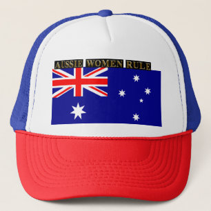 AUSSIE WOMEN RULE TRUCKER HAT
