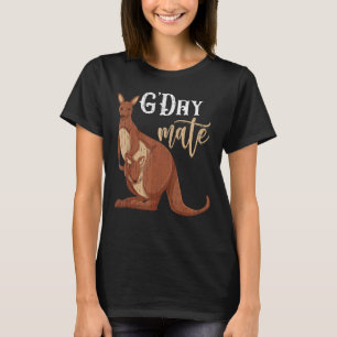Aussie Zoo Animal Australia G Day Mate Kangaroo T-Shirt