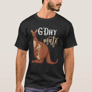 Aussie Zoo Animal  Australia  G Day Mate Kangaroo T-Shirt