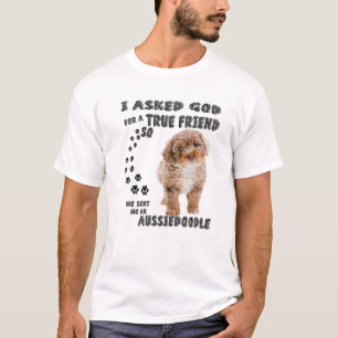 Aussiedoodle Quote Mum, Aussiepoo Dad, Cute Aussie T-Shirt