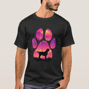 Aussiepom Paw Mum Dad Dog Women Men T-Shirt
