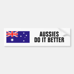 Made In Australia With Aussie Flag Bumper Sticker 40mm Decal , Cars - Foto 11