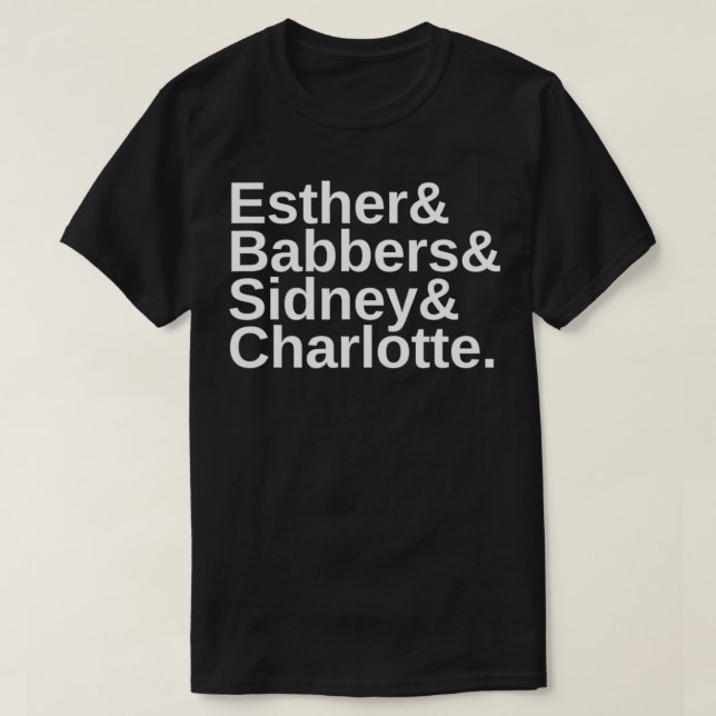 Austen Sanditon Characters  T-Shirt (Design Front)