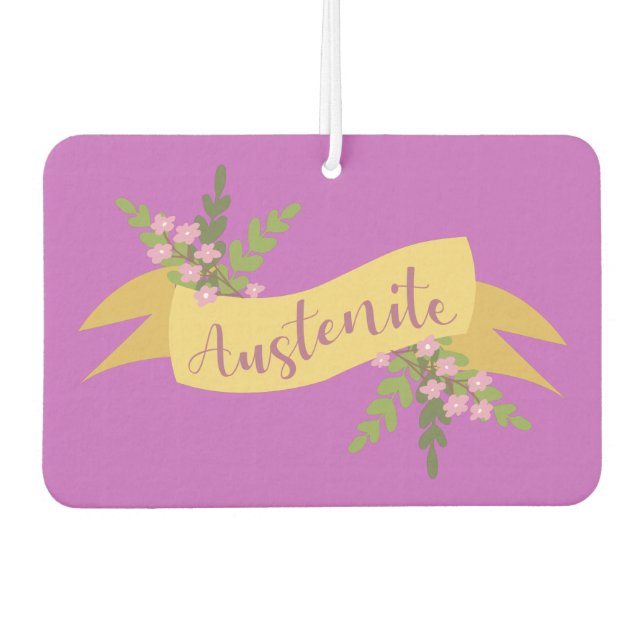 Austenite I Car Air Freshener (Front)