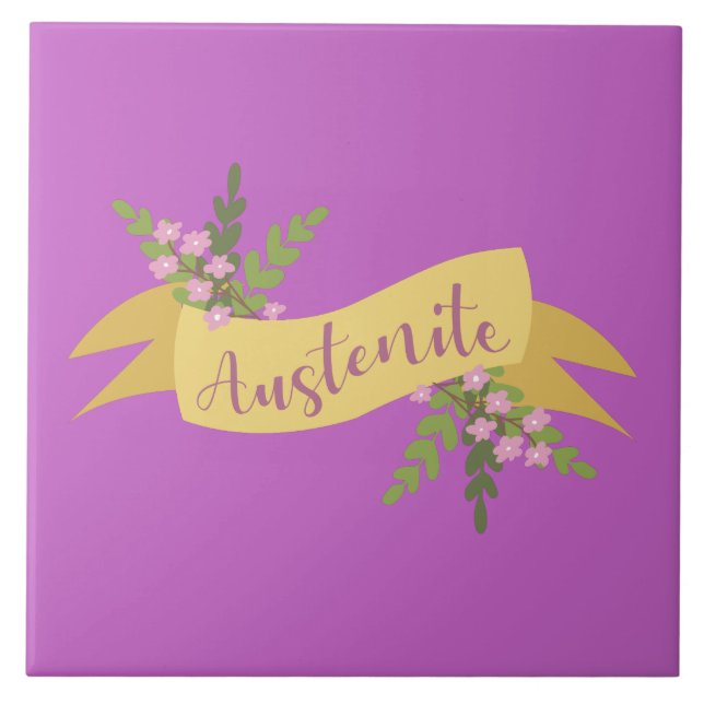 Austenite I Ceramic Tile (Front)