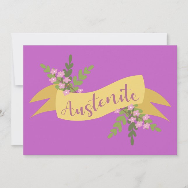 Austenite I Invitation (Front)