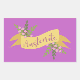 Austenite I Rectangular Sticker