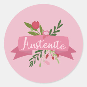 Austenite II Classic Round Sticker
