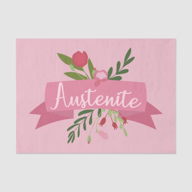 Austenite II Tissue Paper (Front)