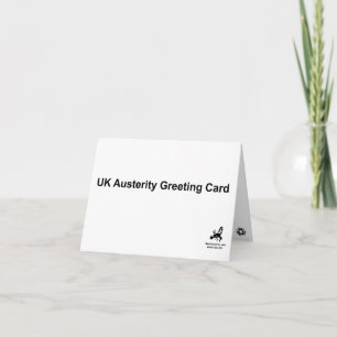 Austerity Greeting Card