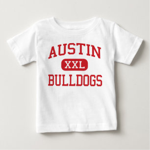 Austin - Bulldogs - High School - Sugar Land Texas Baby T-Shirt