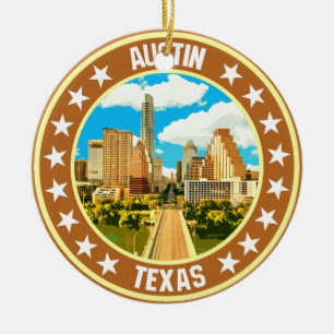 Austin                                             ceramic ornament