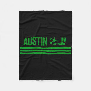 Austin Cowboy Boot Footll Club Fleece Blanket