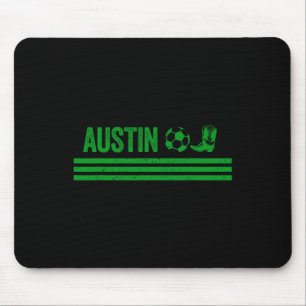 Austin Cowboy Boot Footll Club Mouse Pad
