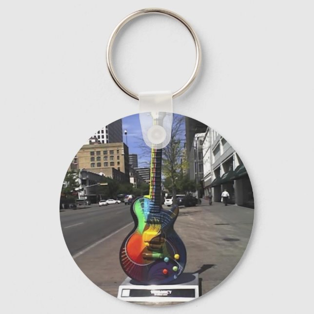 Austin Guitar Key Ring (Front)