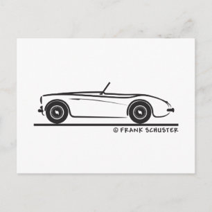 Austin Healey 100 Postcard