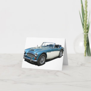 Austin Healey 3000 classic car Card