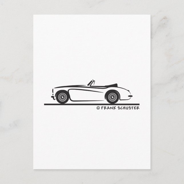 Austin Healey  3000 MK II Postcard (Front)