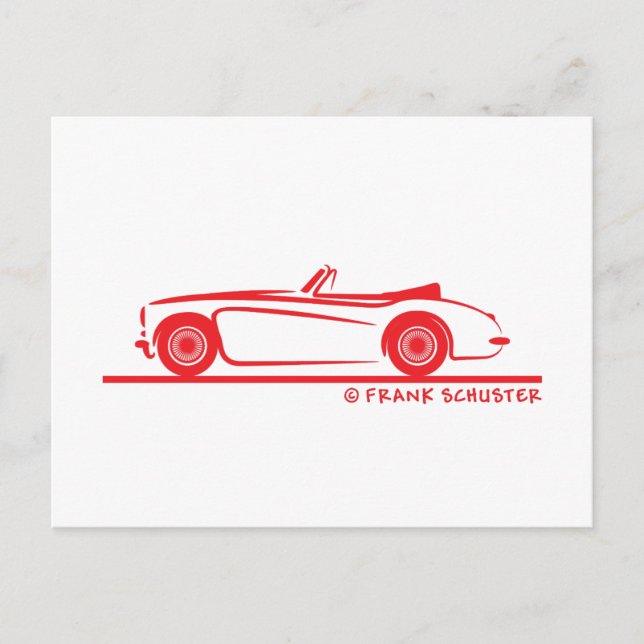 Austin Healey  3000 MK II Postcard (Front)