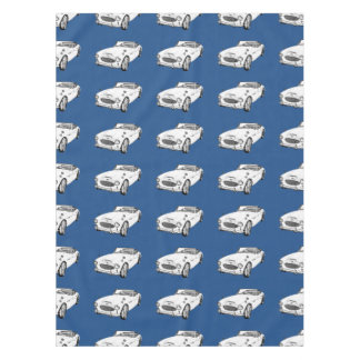 Austin Healey 300 Sports Car Illustration Tablecloth