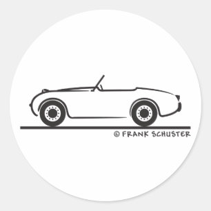 Austin Healey  Sprite Classic Round Sticker