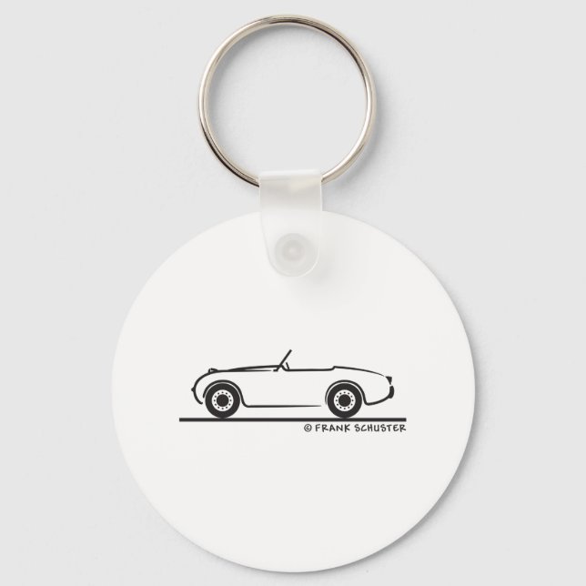 Austin Healey  Sprite Key Ring (Front)