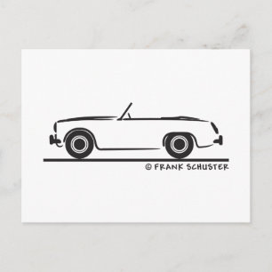Austin Healey  Sprite MK II Postcard